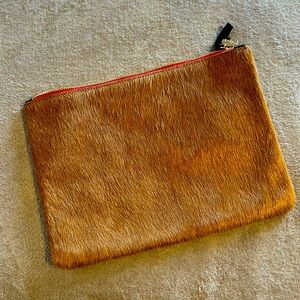 Clare V. Pony hair Clutch